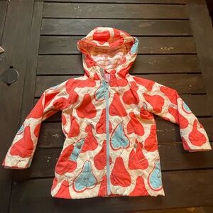 Boden Striped and Floral Hooded Jacket